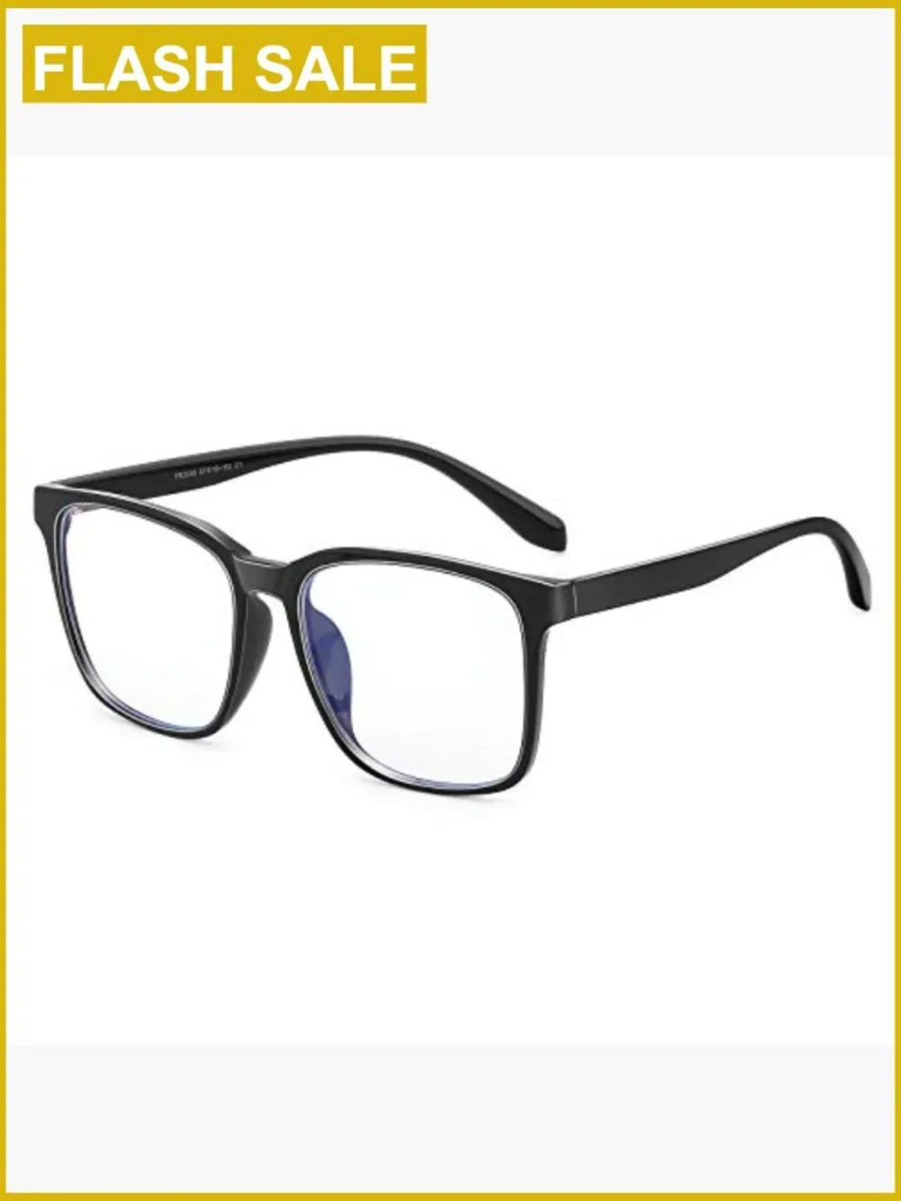 Oversized Square Blue Light Blocking Glasses TR90 Frame